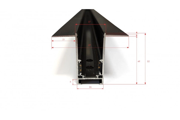 Azzardo ALFA TRACK MAGNETIC52 3m GIPS1 + 2x END CAP WH 5454