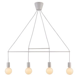 Lampa wisząca ALTO 34-70906 biała matowa 4x40W E27