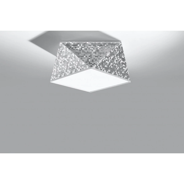 Plafon HEXA 25 SL.0688 cekin srebrna 1xE27