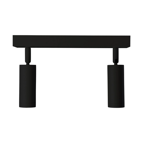 MADARA SLIM 2 X MR11 BAZA 230V IP20 260x54x160 CZARNY RUCHOMA