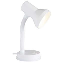 Lampa stojąca Brilliant Junior 1x40W E27 Biały Metal/Plastik