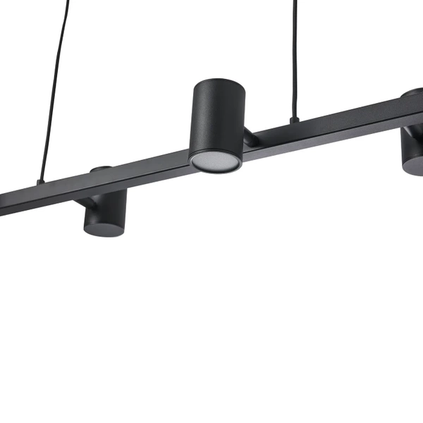 Lampa Wisząca Noe Long 6xGU10 czarna PL0111-BK