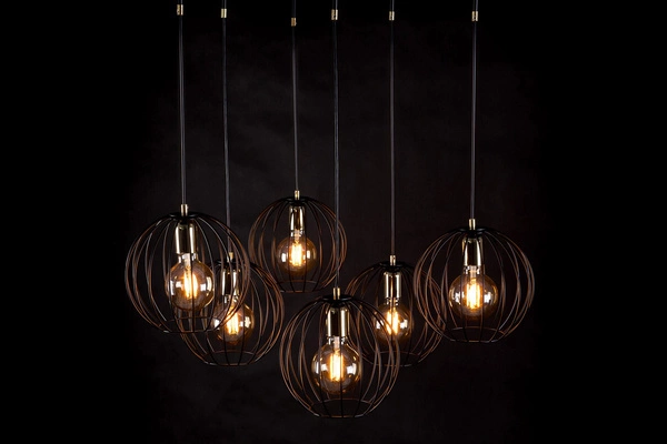 Lampa wisząca Emibig ALBIO 6 Czarny 144/6