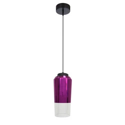 Lampa wisząca TUBE 31-51288 fioletowa 1x60W E27
