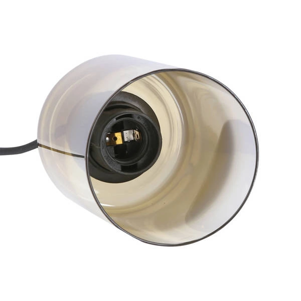 Lampa wisząca ASPRA, 33-16270, czarny/bursztynowy/transparentny, 3x60W E27