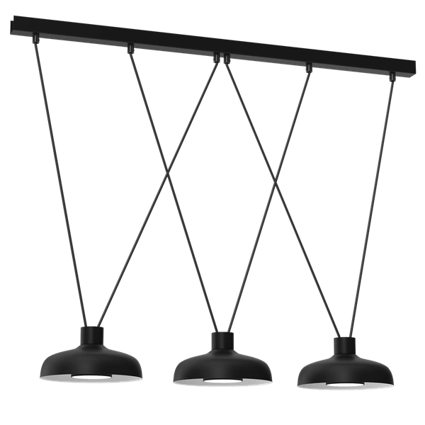 Lampa wisząca LINEA, MLP8820, czarna, 3x11W GX53