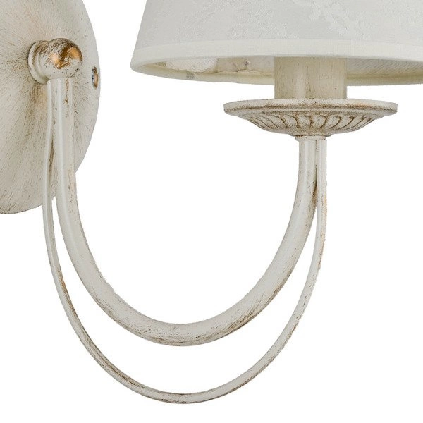 Kinkiet ALFA IRMA BIAŁY 1xE14 26cm | 20910