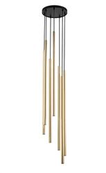 Lampa Sigma SOPEL LUX 7 KOŁO długi czarny/złoty 40750