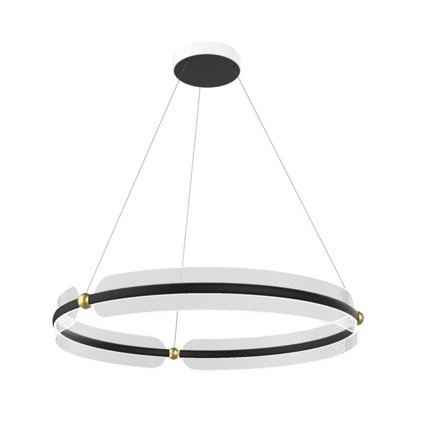 Lampa wisząca Italux Faris PND-62738-53W-3K-BK-GD