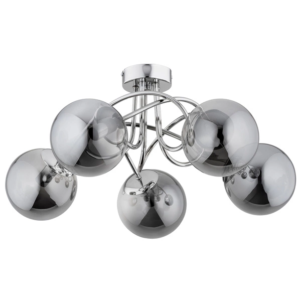 Lampa sufitowa ALFA BANKO CHROM 5xE14 51cm | 63205