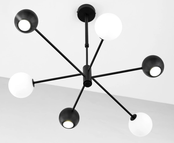 Nowoczesny Żyrandol MOKA wys. 47-69cm 3xG9 3xGU10
14W IP20 | Czarny