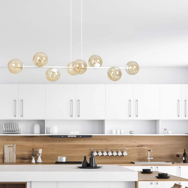 Lampa wisząca Emibig ROSSI 8 WH MIODOWY 879/8