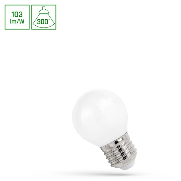 LED KULKA E-27 230V 4W COG NW WHITE SPECTRUM
