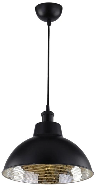 Lampa wisząca SCRIMI 31-56658 czarna 1x60W E27