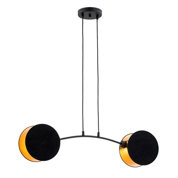 Lampa wisząca Emibig MOTIF 2 Czarny/GOLD 1325/2