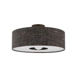 Plafon AMARELA M E27 wys.24.1cm szer.50cm | Czarny melanż 11658