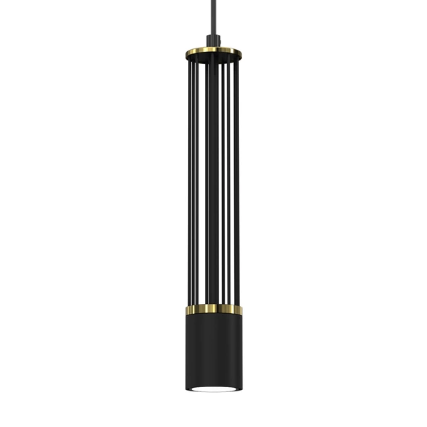 Lampa wisząca ESTILO, MLP8409. czarny/złoty, 1x40W GU10
