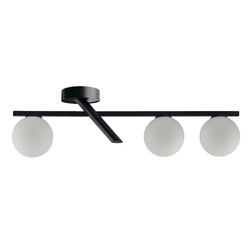 33326 Nowoczesna lampa sufitowa ZOE czarna plafon OP.OŚW. 3 PŁ
