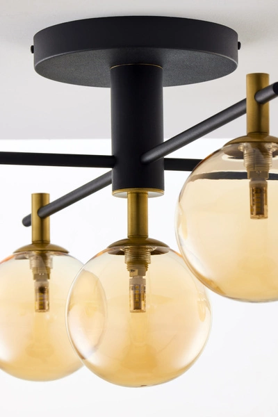 Nowoczesna Lampa sufitowa FIGARO wys. 34cm 5xG9 14W IP20 | Złoty