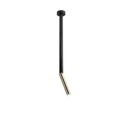 Aldex Lampa sufitowa STICK 1067PL_G1_M, czarny/złoty, 1x35W G9