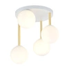 Lampa sufitowa Emibig DOLCE 4 WH OPAL 1261/4