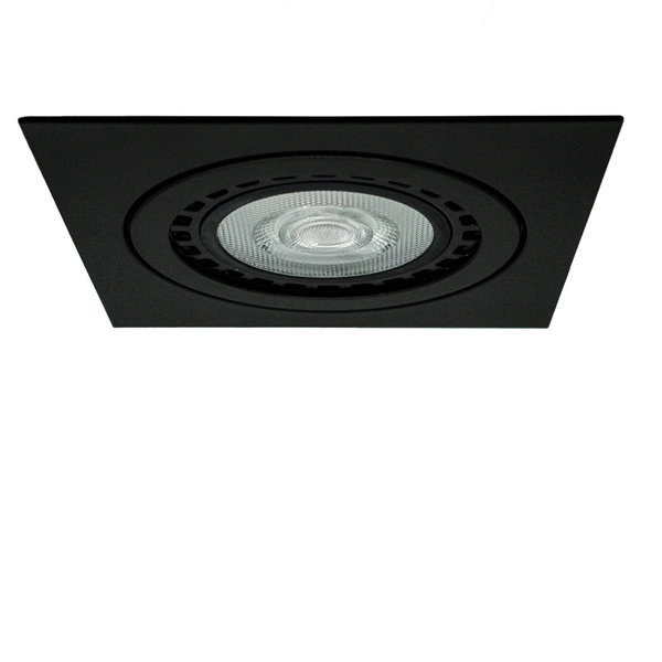 Oprawa wpuszczana oczko sufitowe CROSTI GAVI czarny szer. 15cm