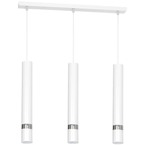 Lampa wisząca JOKER, MLP1348, biały/chrom, 3x8W GU10
