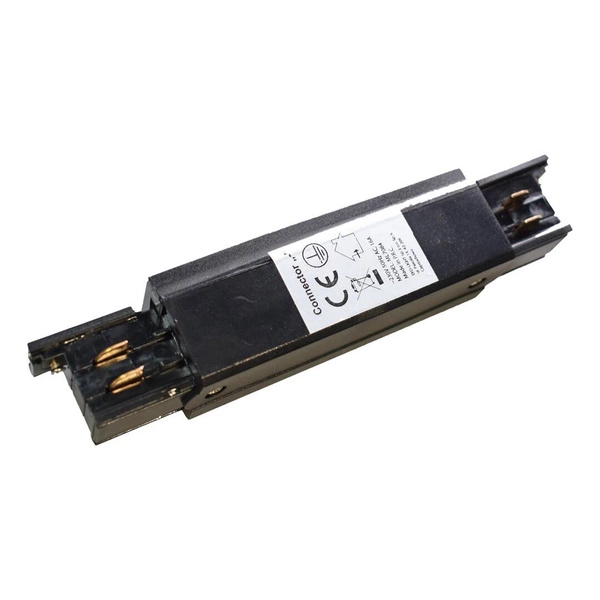 Łącznik szynoprzewodu 3-fazowego TRACK LIGHT, czarny, Typ: Prosty, ML7084