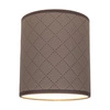 Abażur Cylinder E27 H20 Tkanina Khaki A0977