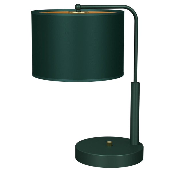 Lampka stołowa VERDE, MLP7880, zielony/złoty, 1x60W E27
