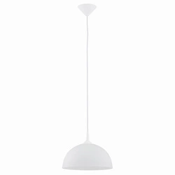 Lampa wisząca ALFA ALBERT BIAŁA 1xE27 30cm | 9192