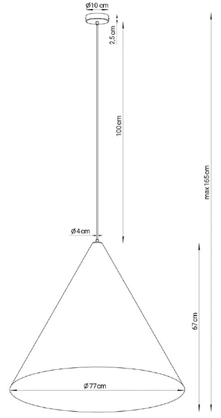 Lampa Sigma Vesuvio biały/złoty L 3xE27 41030