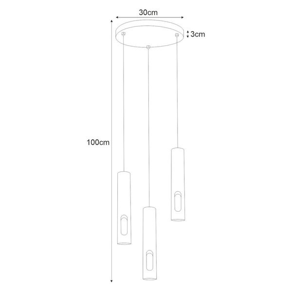 Lampa wisząca K-4866 z serii ENOLA