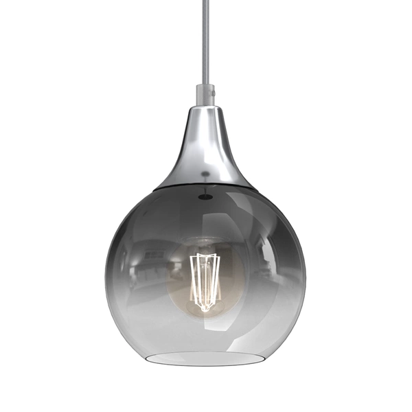 Lampa wisząca MONTE SILVER, 15 cm, MLP8321, srebrna, 1x60W E27