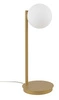 Lampa biurkowa stołowa nocna GAMA LAMPKA G9 12W wys.43cm | złoty