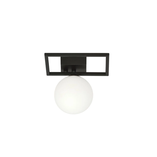 Lampa sufitowa Emibig IMAGO 1E Czarny/OPAL 1130/1E
