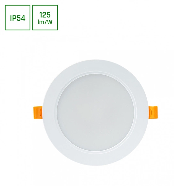 DURE 3 DOWNLIGHT 12W NW 230V 110st IP54 IK06 145x34 BIAŁY okrągła zasilacz zintegrowany