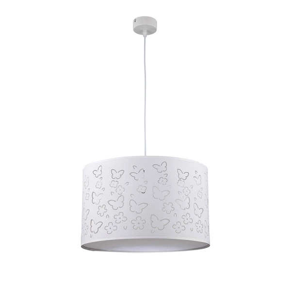 Lampa wisząca FLOWERS, biała, 1x40W E27