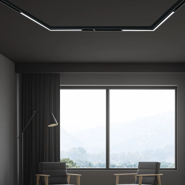 Lampa w kształcie litery "L" do systemu szynowego MAGNETIC TRACK, 24W LED, 4000K, ML6626