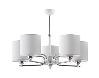 Klasyczny Żyrandol TWINGO wys. 60cm 5xE27 15W IP20 | Chrom