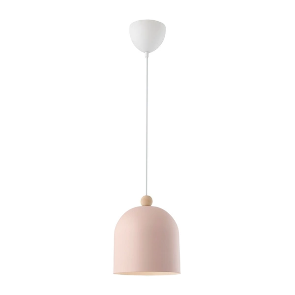 Lampa wisząca GASTON E27 Metal | Zgaszony róż
