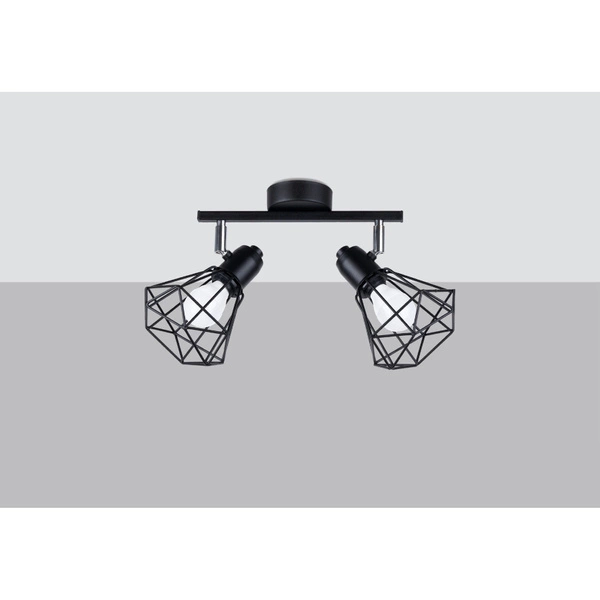 Lampa sufitowa ARTEMIS 2, czarny/chrom, 2x40W E14, SL.1106