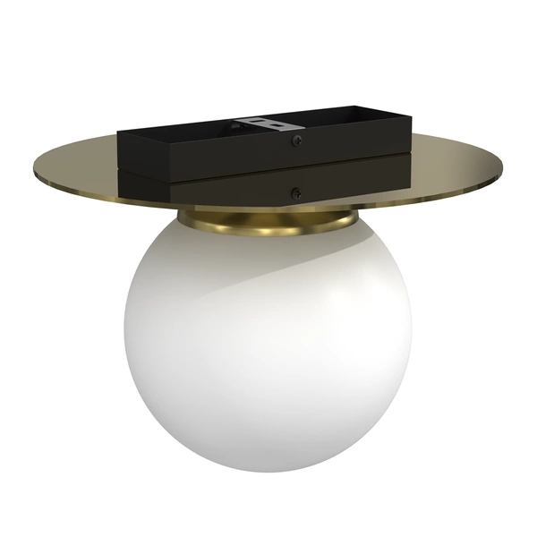 Lampa sufitowa PLATO, MLP7968, biały/złoty, 1x40W E14