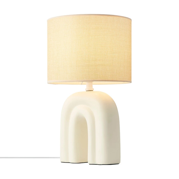 Lampa stołowa HAZE E27 Ceramika | Beżowy