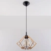 Lampa Wisząca POMPELMO, Naturalne Drewno, E27 60 W, SL.0393