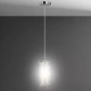 Lampa wisząca IBIZA MDM1903/1, chrom/transparentny, 1x40W E14