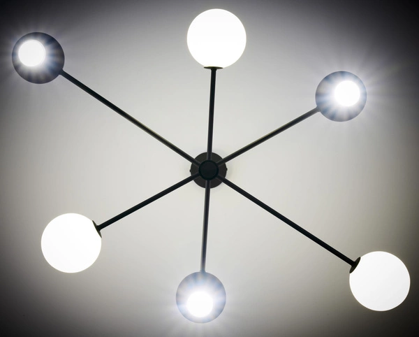 Nowoczesny Żyrandol MOKA wys. 47-69cm 3xG9 3xGU10
14W IP20 | Czarny