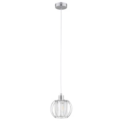 Lampa wisząca ALFA KRISTAL CHROM 1xE27 20cm | 61409