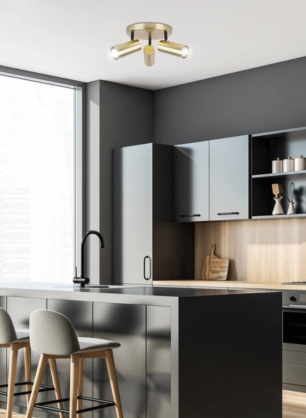 Lampa sufitowa COLLY, 98-01726, mosiądz, 3x15W GU10