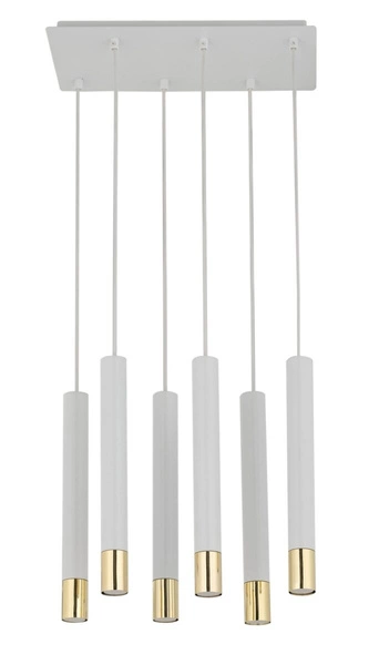 Lampa Sigma SOPEL GRAND 6 biały/złoty lampa wisząca 33390